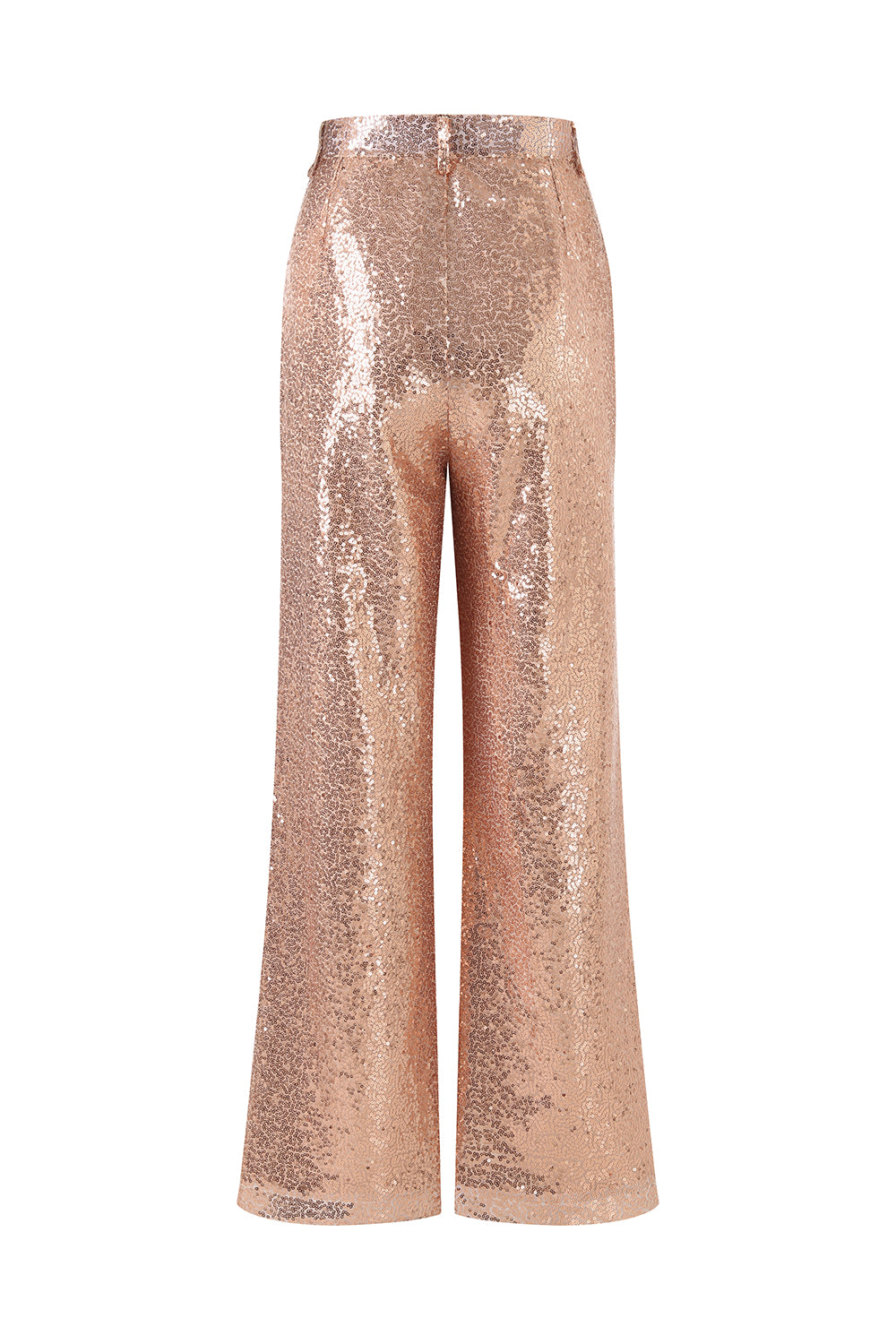 Sequin Golden 2-Piece Notched Lapel Prom Suit - Image 6