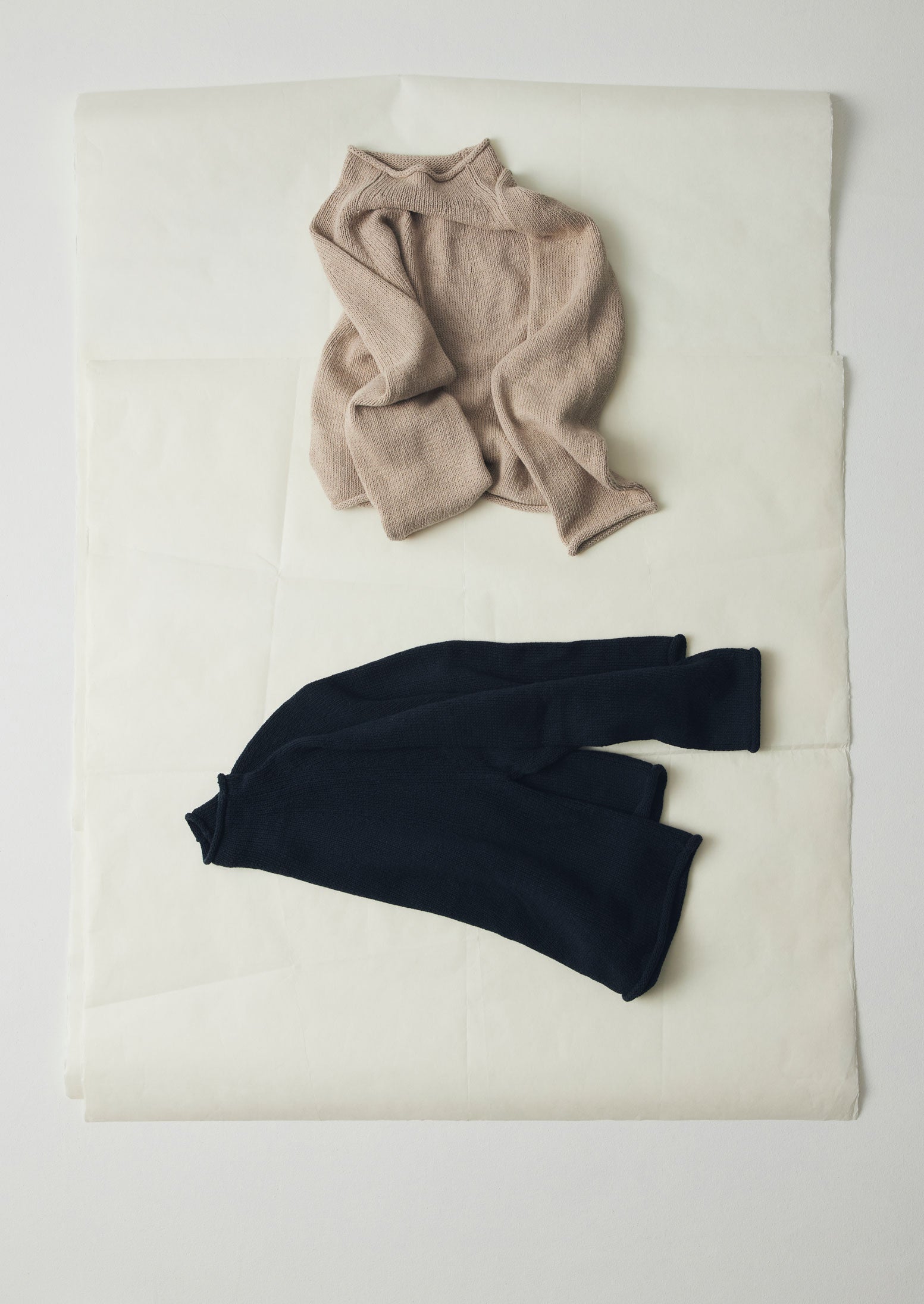 Cotton Linen Easy Sweater | Dark Navy - Image 7