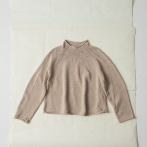Cotton Linen Easy Sweater | Parchment