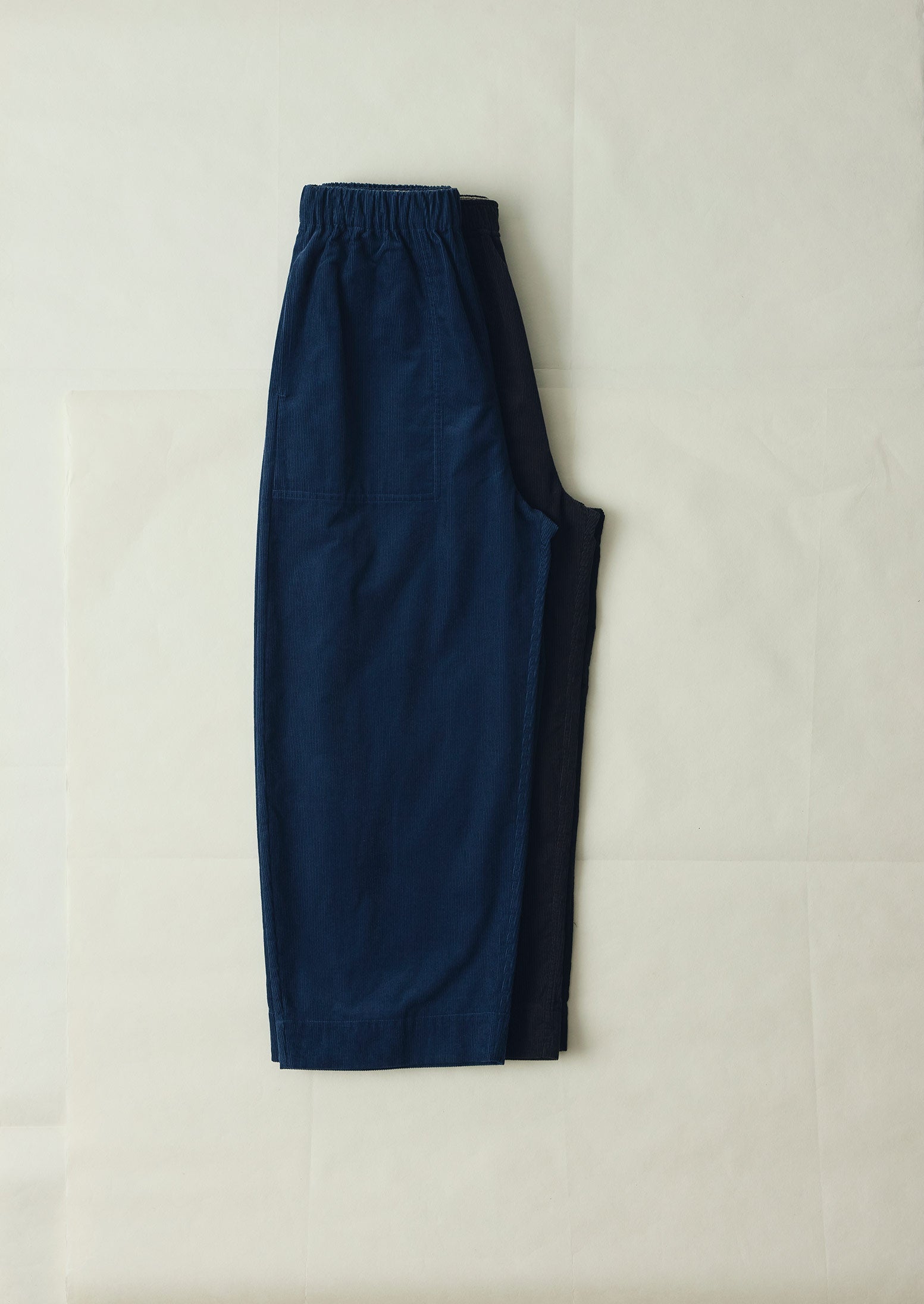 Cord Barrel Leg Pants | Denim Blue - Image 6