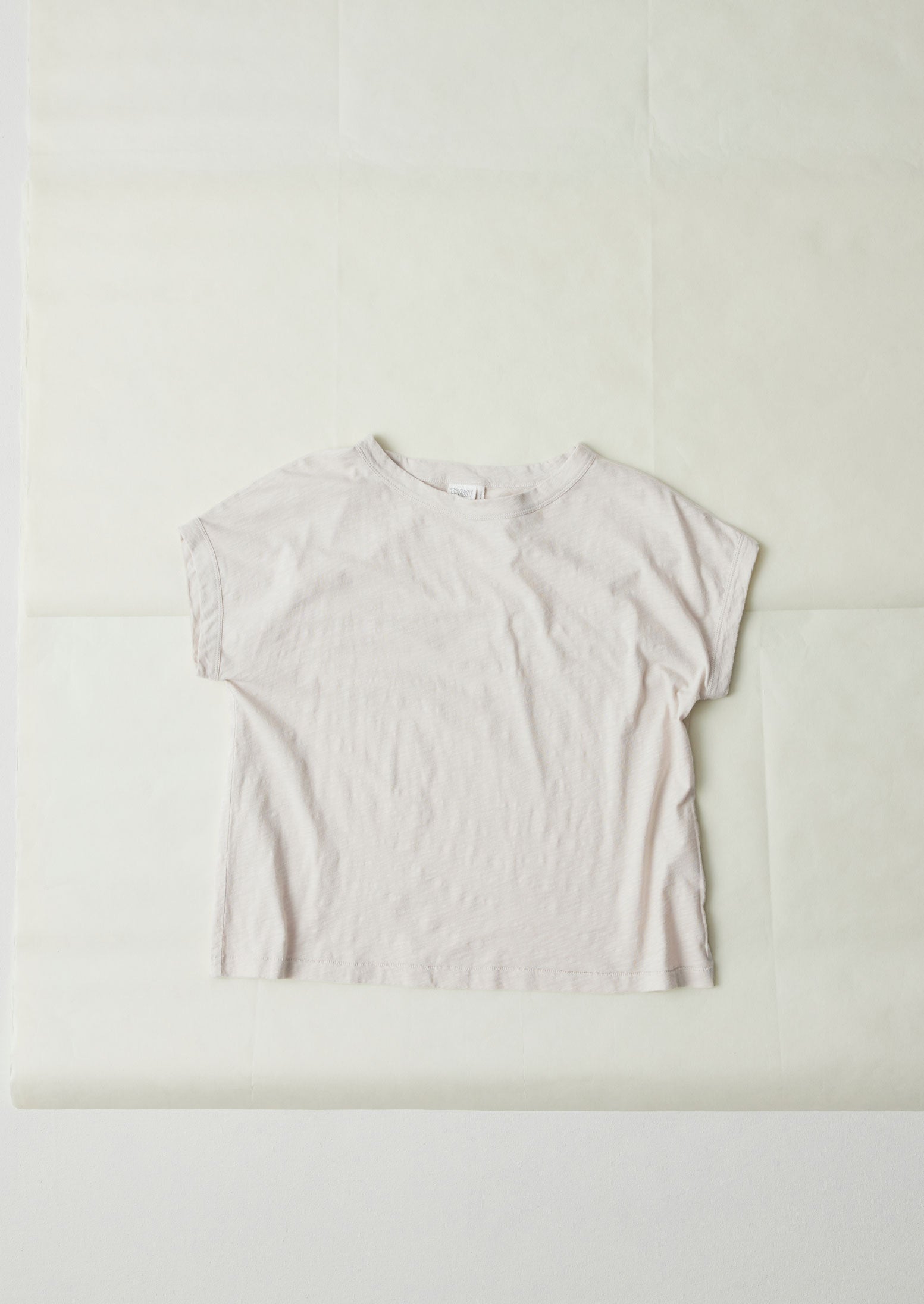 Alda Cotton Easy Tee | Pebble