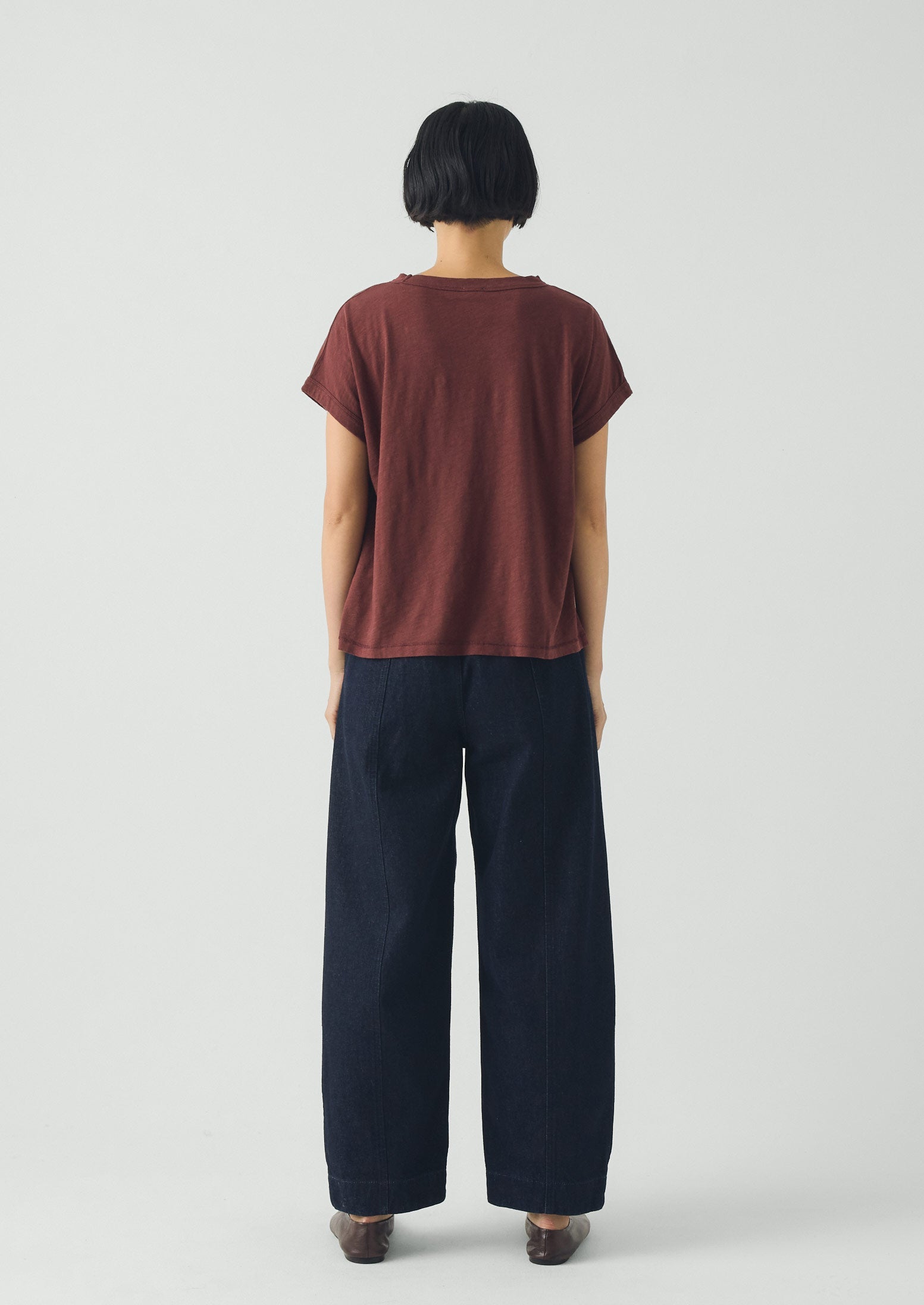 Alda Cotton Easy Tee | Radicchio - Image 5