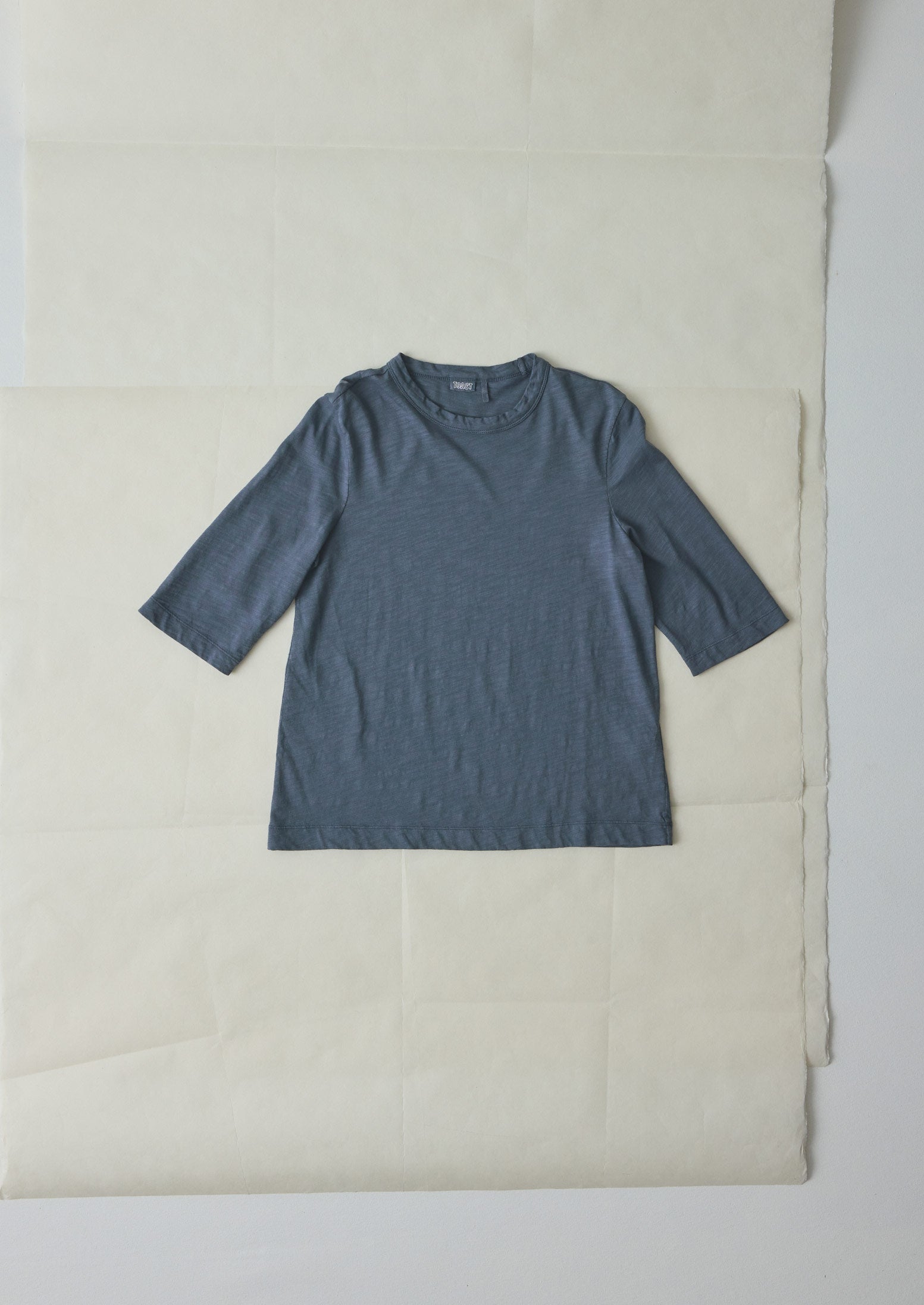 Cleo Garment Dyed Cotton Tee | Mazarine Blue