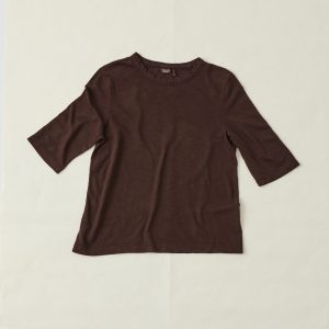 Cleo Garment Dyed Cotton Tee | Rich Earth