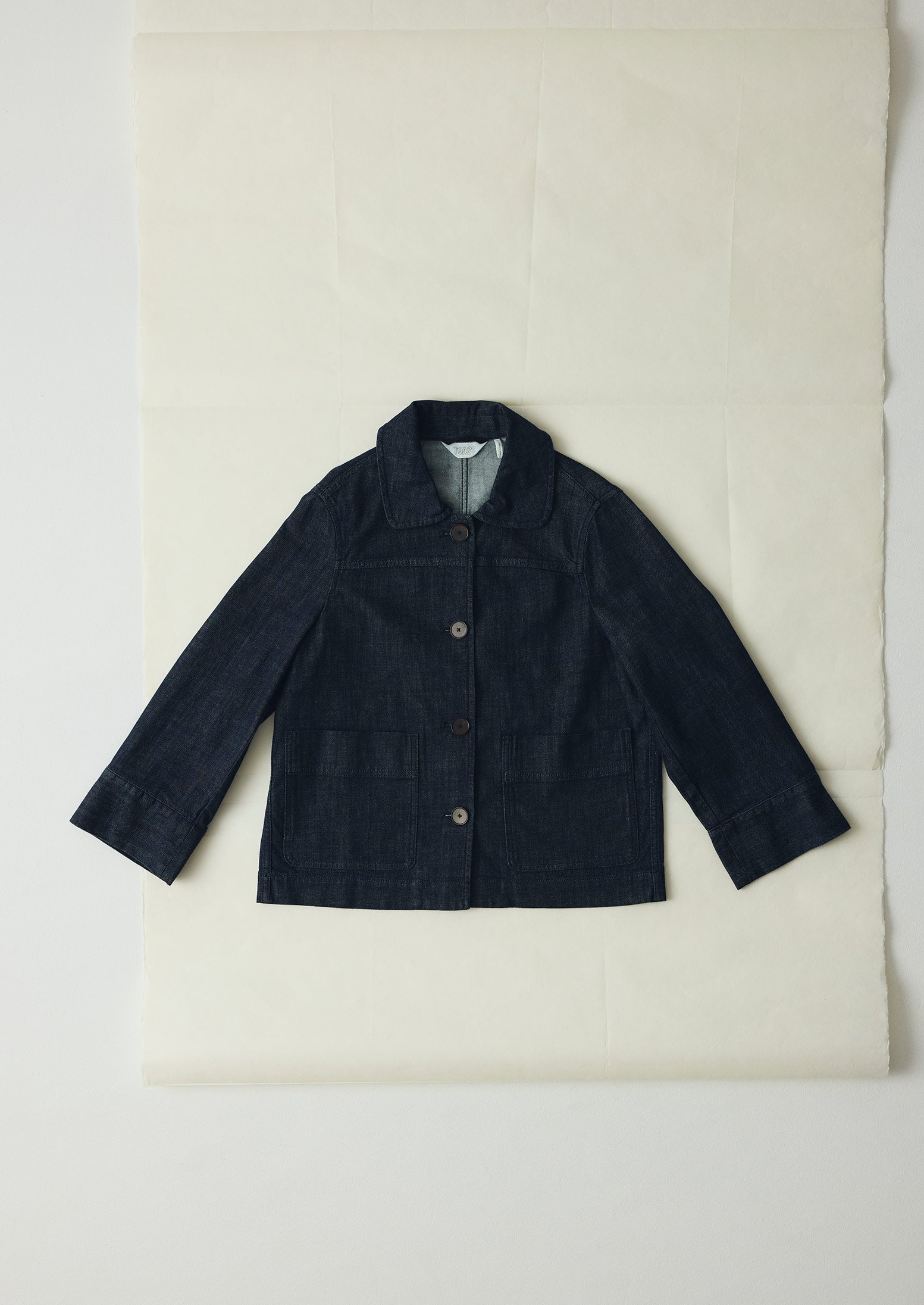 Wide Sleeve Indigo Denim Jacket | Indigo