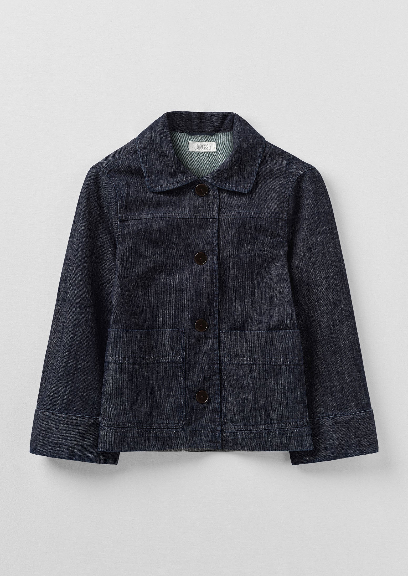 Wide Sleeve Indigo Denim Jacket | Indigo - Image 7