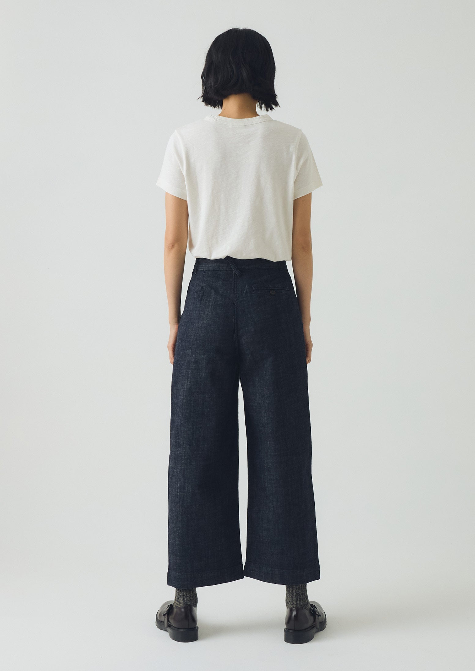 Annie Denim Side Button Jeans | Indigo - Image 3