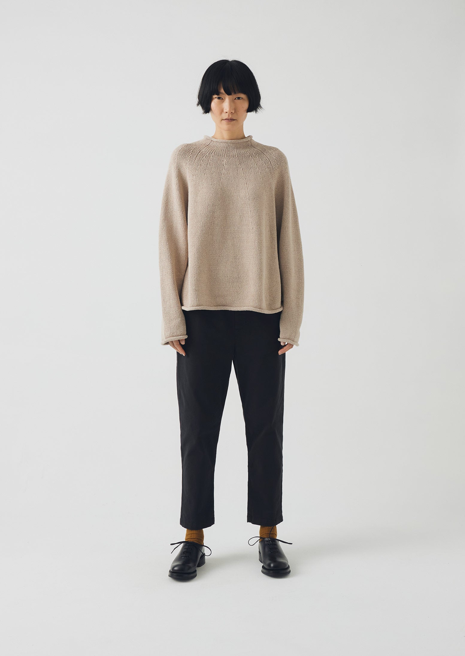 Gabi Cotton Pull On Pants | Soft Black - Image 3