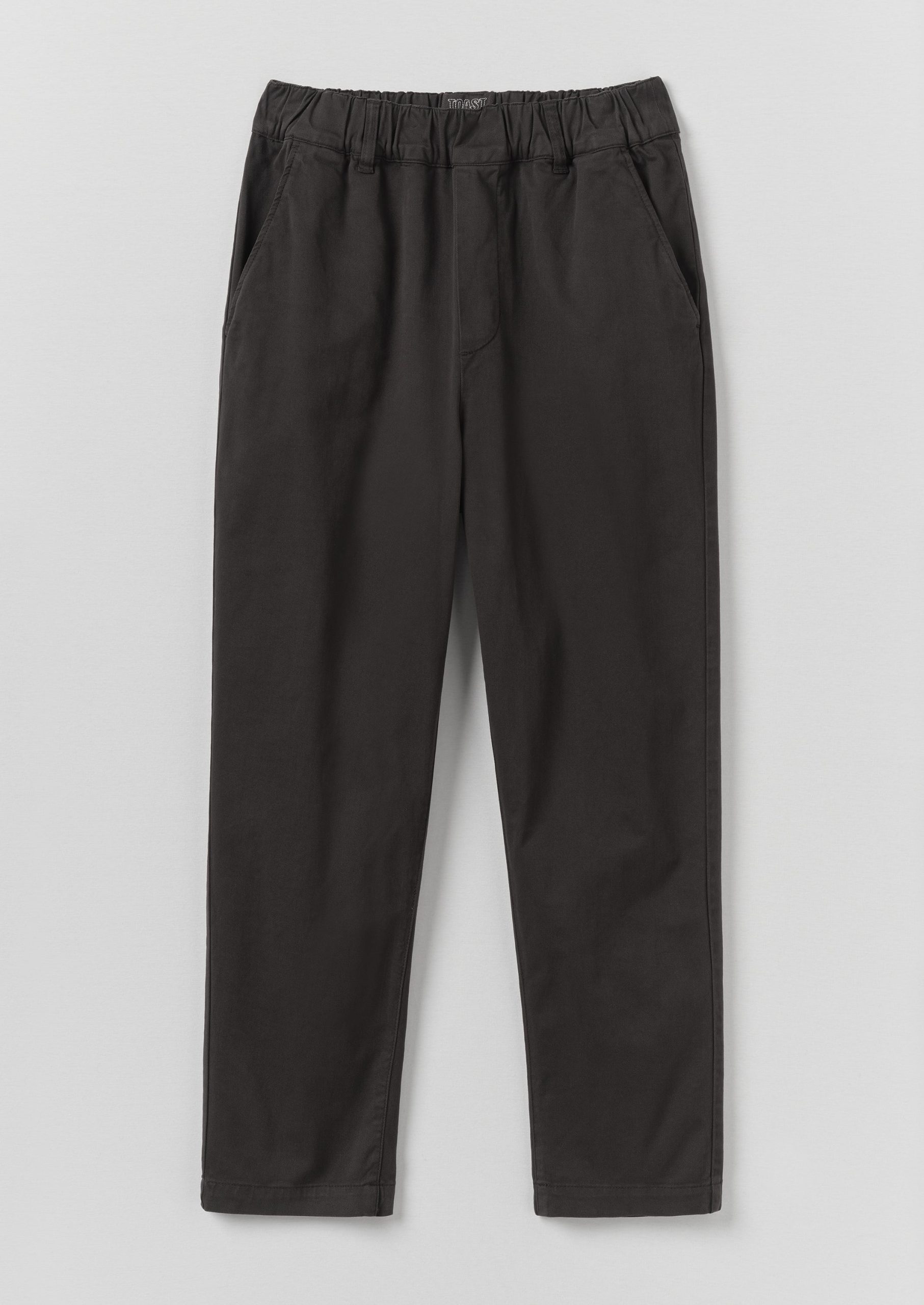 Gabi Cotton Pull On Pants | Soft Black - Image 6