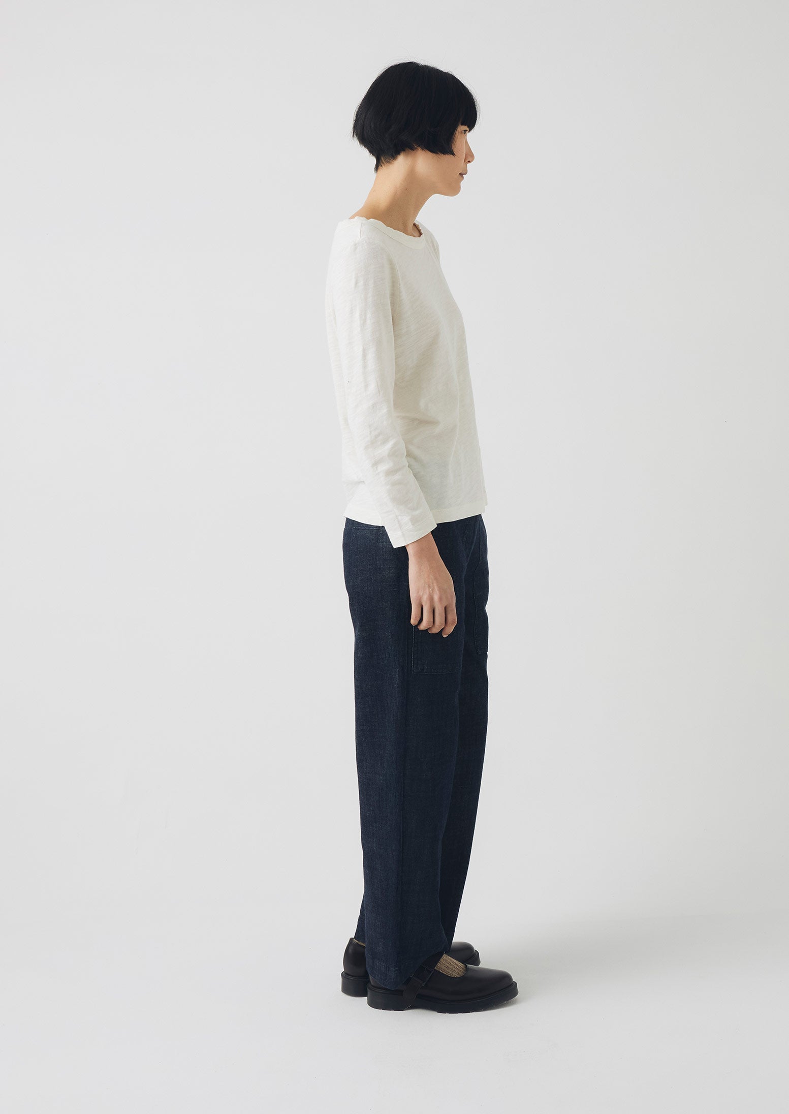 Indigo Denim Workwear Pants | Indigo - Image 3