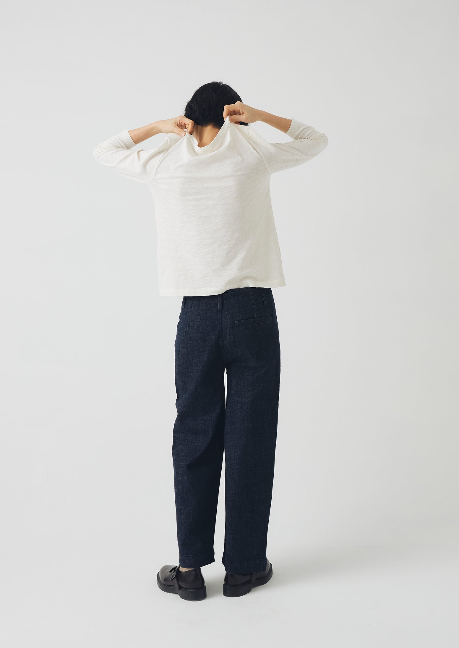 Indigo Denim Workwear Pants | Indigo - Image 4