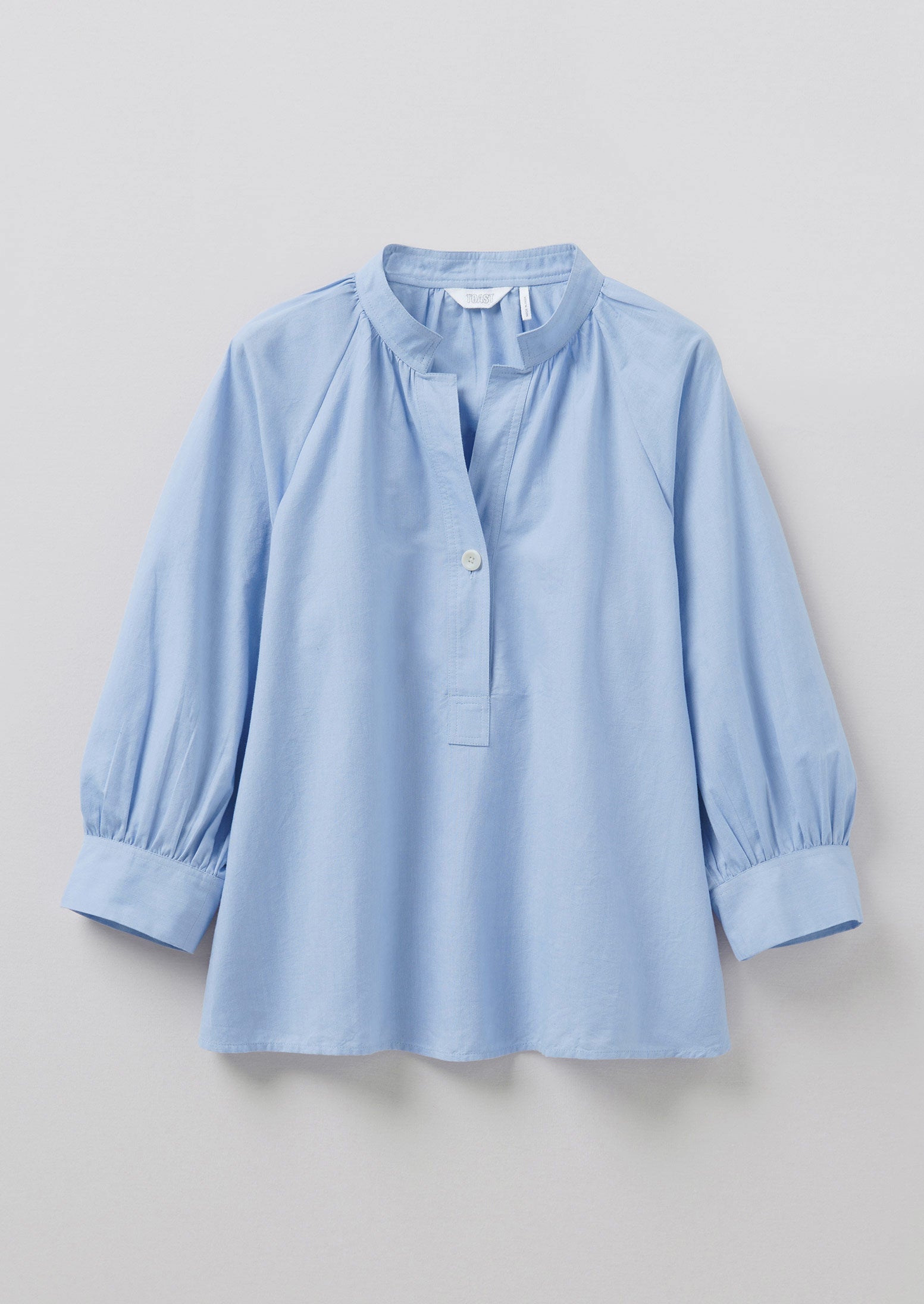 Catrin Cotton Oxford Easy Shirt | Chambray - Image 6