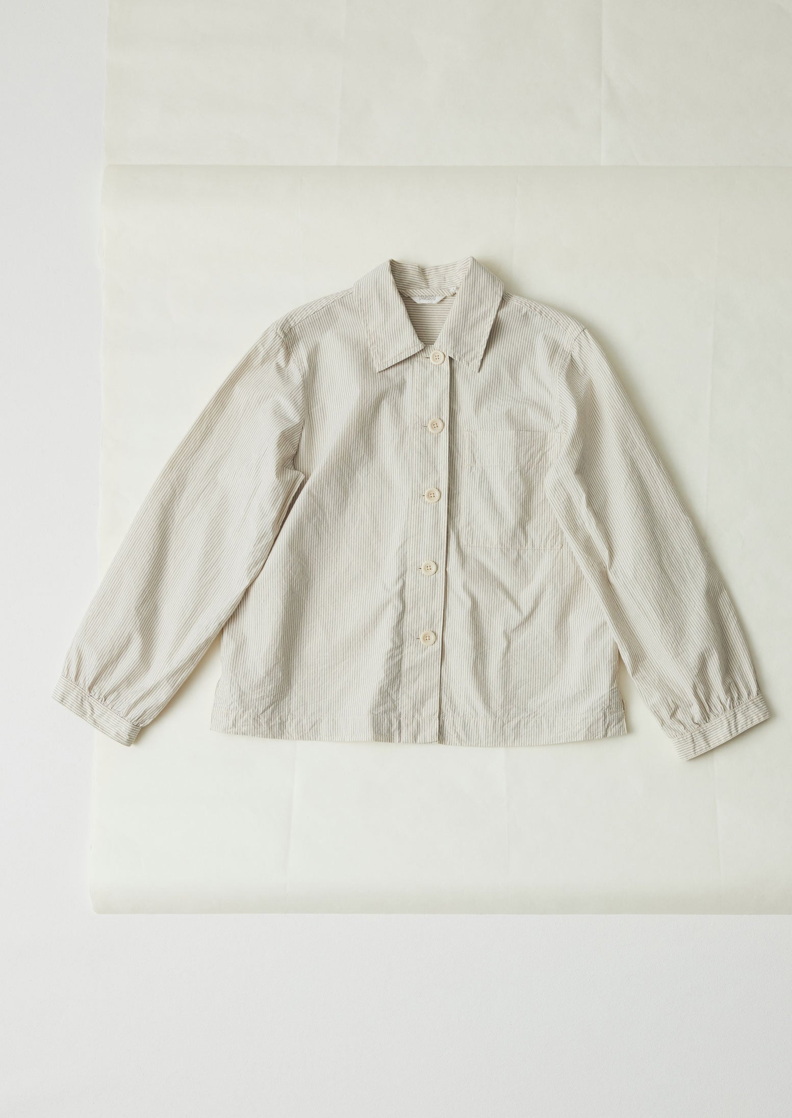 Baya Patch Pocket Stripe Cotton Shirt | Sunwashed Blue